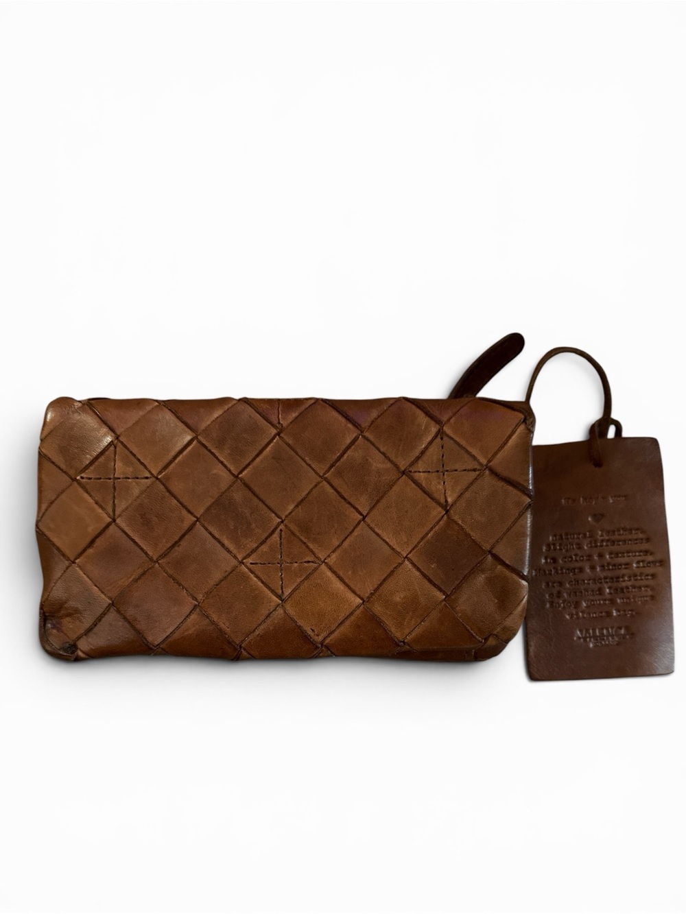 Vilencia of Holland - Violet Ladies Wallet- Genuine Cognac Leather